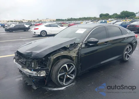 2019 Honda Accord Sport из США, поврежденный, VIN 1HGCV1F34KA029747